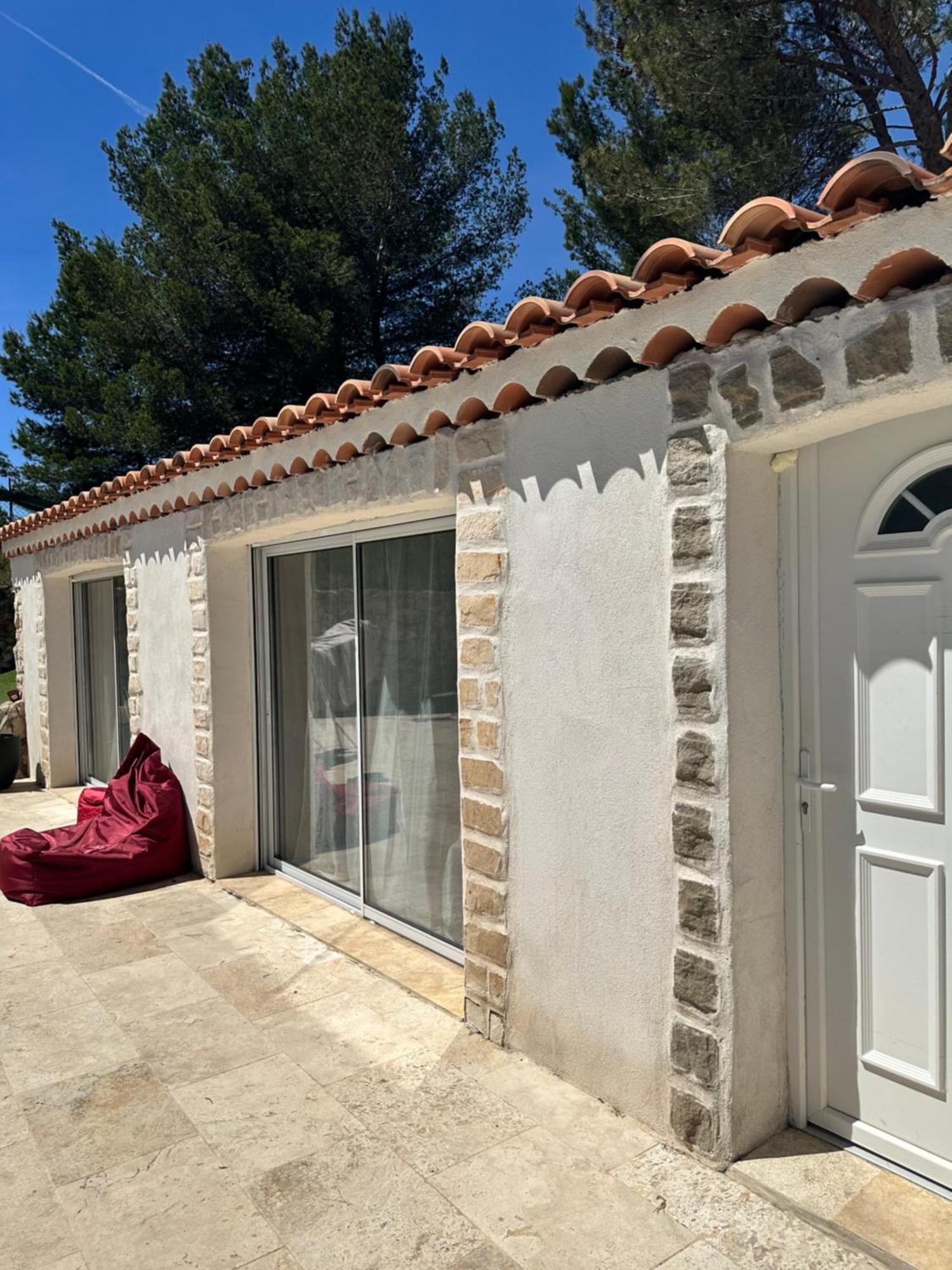 Jolie Maison Avec Vue Sur Piscine Bouc-Bel-Air Εξωτερικό φωτογραφία